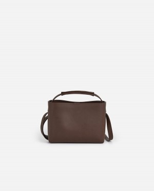 Torby Accessories Flattered Hedda Mini Handbag Skórzane Czekolada | LPLTR42522