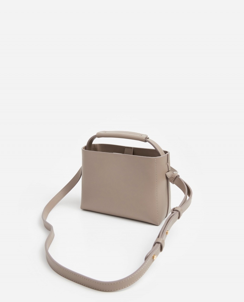 Torby Accessories Flattered Hedda Mini Handbag Skórzane Szare Brązowe | PPLER39095