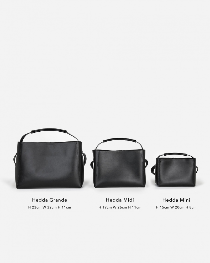 Torby Accessories Flattered Hedda Mini Handbag Skórzane Szare Brązowe | PPLER39095